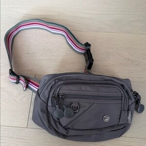 Gray Crossbody Bag